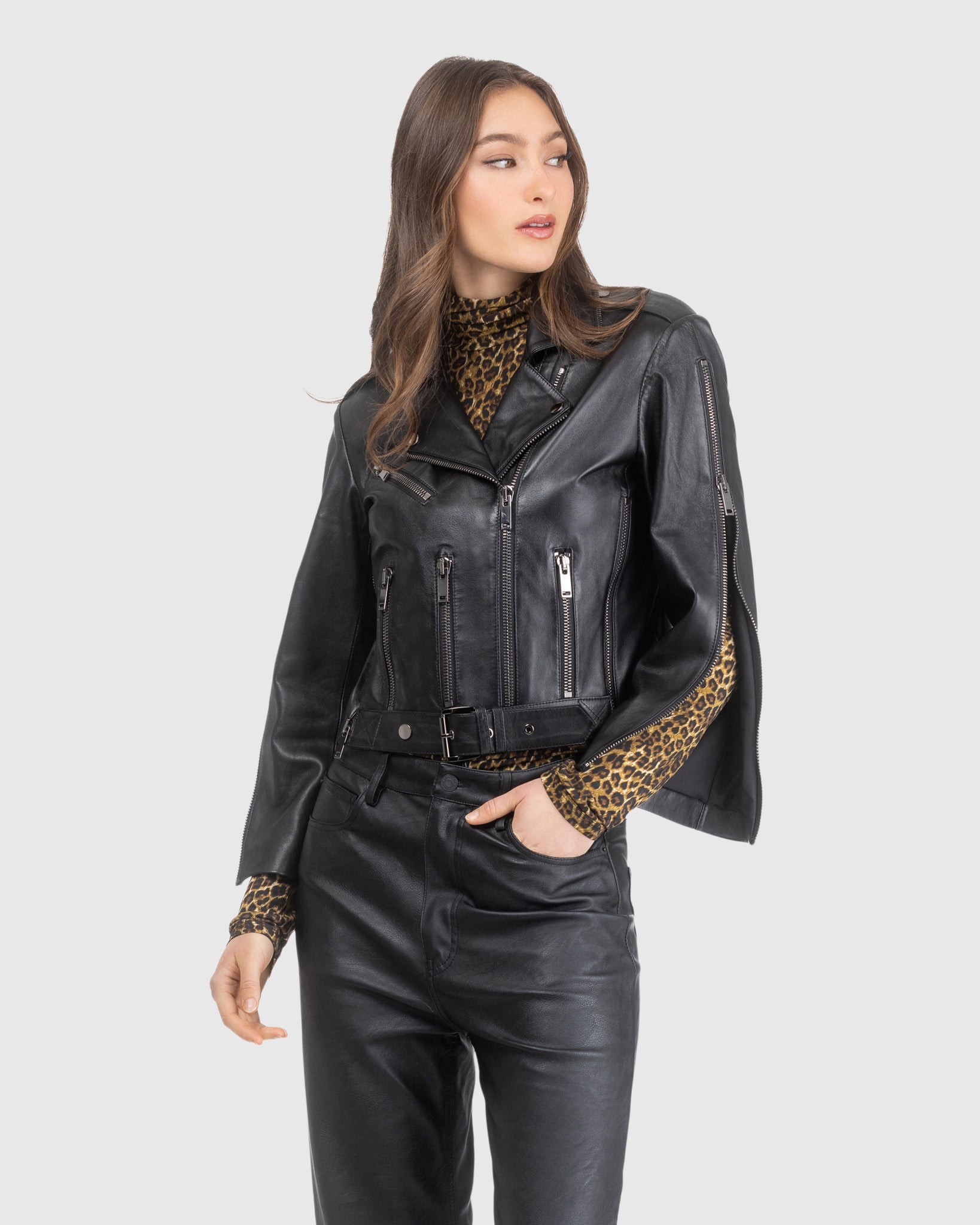 SELECT LEATHER MOTO JACKET