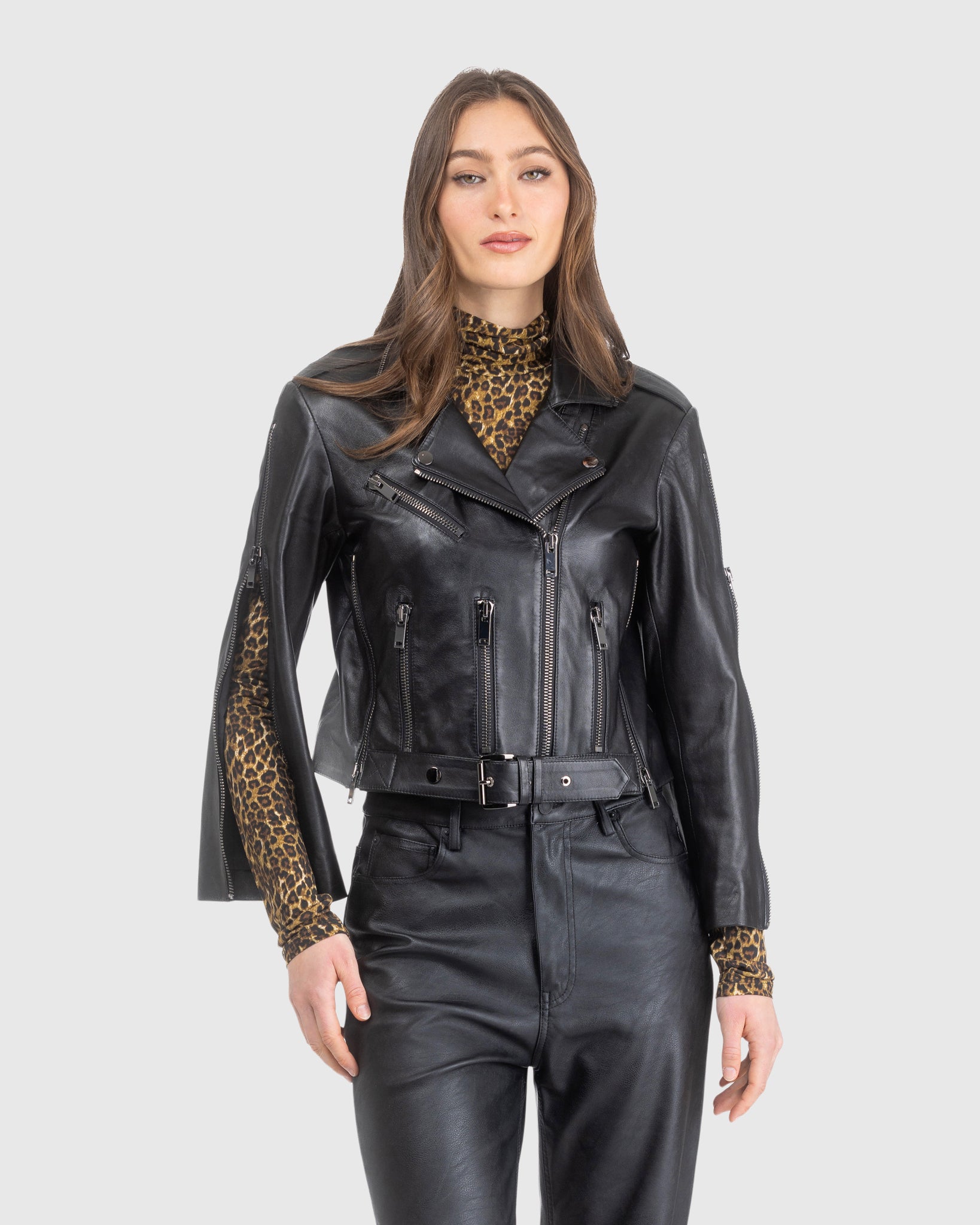 SELECT LEATHER MOTO JACKET